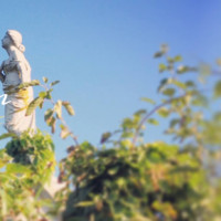 A statue at Mount Moriah cemetary