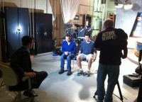 Students being interviewed by 6abc