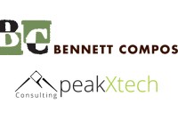 Bennett Compost and peakXtech logos