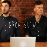 Jake and Karl sitting at a desk