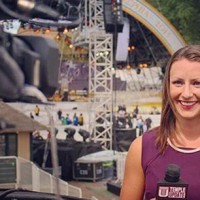 Rebeccah Hendrickson covering the Papal Visit