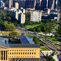 Art Museum aerial shot