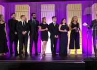 Temple Update student producers at the 2018 Emmys