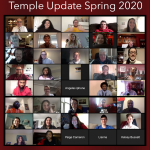 Temple Update Spring 2020 Seniors