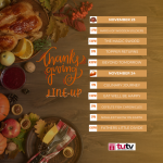 THANKSGIVING 2023 LINEUP